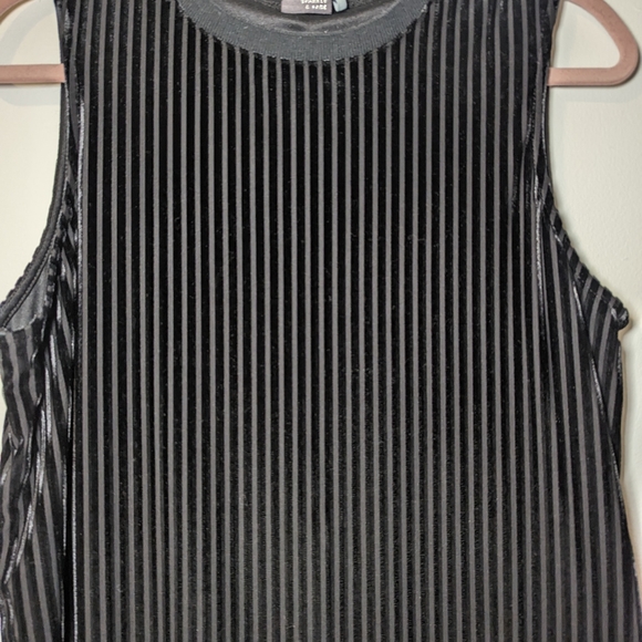 Sparkle & Fade Black Velvet Slip Dress - Picture 4 of 5